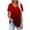Pink, variant on Lightweight Women's Printed V-Neck Short Sleeve T-Shirt Loose Fit Casual Top Comfortable Daily Wear Summer Blouse Everyday Essential