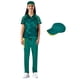 thumbnail image 1 of KANY Ropa olímpica breakdance Disfrde Halloween para Hombres mujeres adultas, Breakdance ropa para adultos Vestuario para espectáculos, Traje verde con solapa #23 Mujeres M, 1 of 8