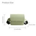 thumbnail image 2 of FENOHREFE Trendy Korean Style Small Shoulder Bag Practical PU Leather Crossbody Bags Satcel Purse With Comfortable Wide Strap, 2 of 8