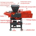 thumbnail image 3 of Hay Cutter Pulverizer Chaff Crushing Poultry Feeds 4 Blades 400-800kg/h 220V, 3 of 12