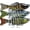 3 Pack-Style 2, variant on Multi-Jointed Slow Sinking Swimbait, Lifelike Hard Fishing Lure for Fresh Saltwater Bass Trout