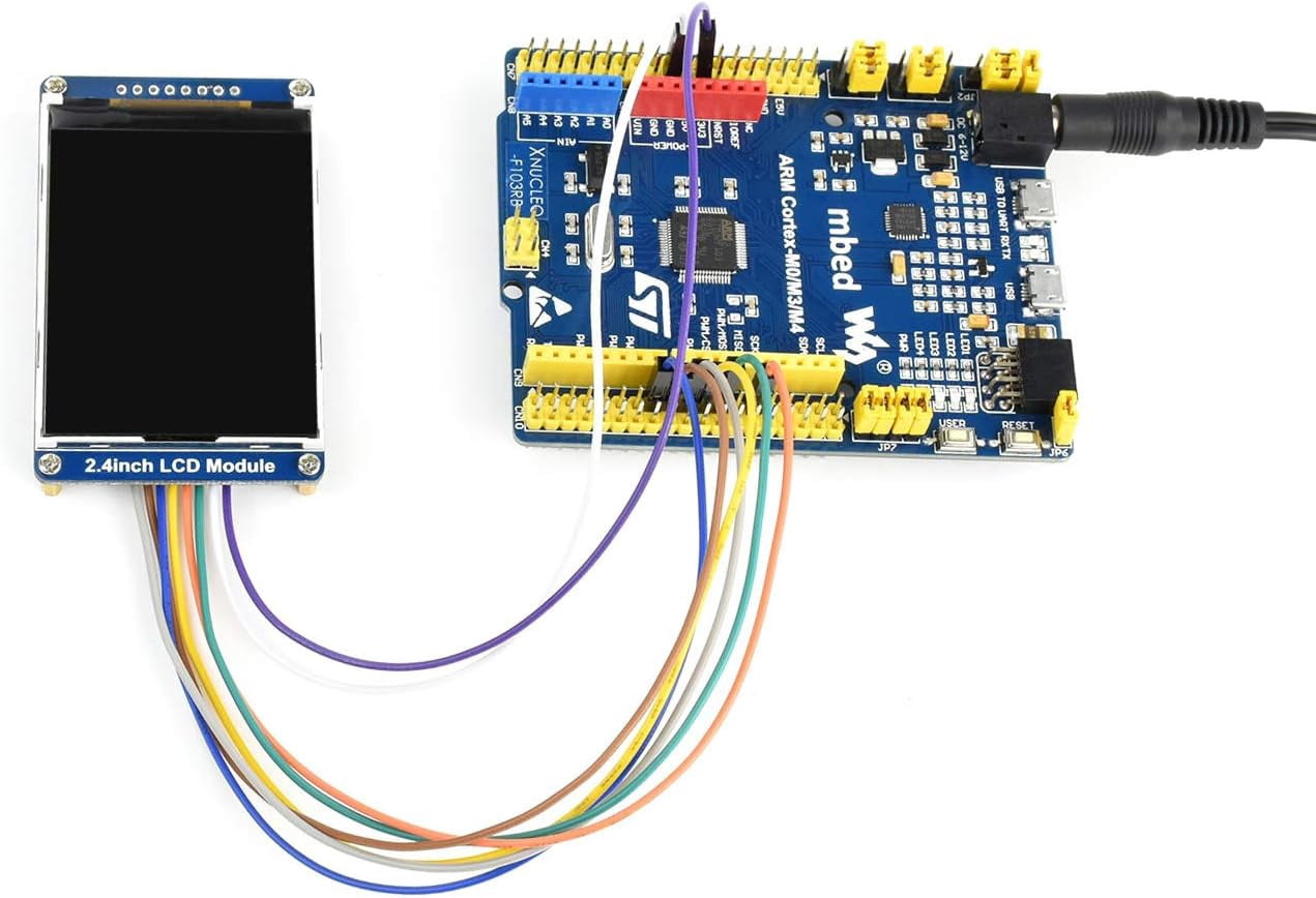 TOP1 2.4inch Display LCD Screen Module 240×320 Pixels SPI Communication RGB 65K Color LED Backlight Support /STM32 Board