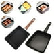 thumbnail image 3 of Square Japanese Omelette Pan, Tamagoyaki Egg Skillet Maker Nonstick Roll Rectangle Tamago Frying Rectangular Kitchen Cooking Griddle Tools Plastic Handle Baking Pancake Induction Cooktop Black, 3 of 7
