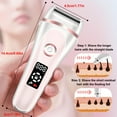 thumbnail image 6 of TiokMc 3-in-1 Electric Razor for Women, Rechargeable Wet & Dry Lady Shaver, Body Hair Remover for Face, Legs, Underarms & Bikini with LED Display, Pink, 6 of 8