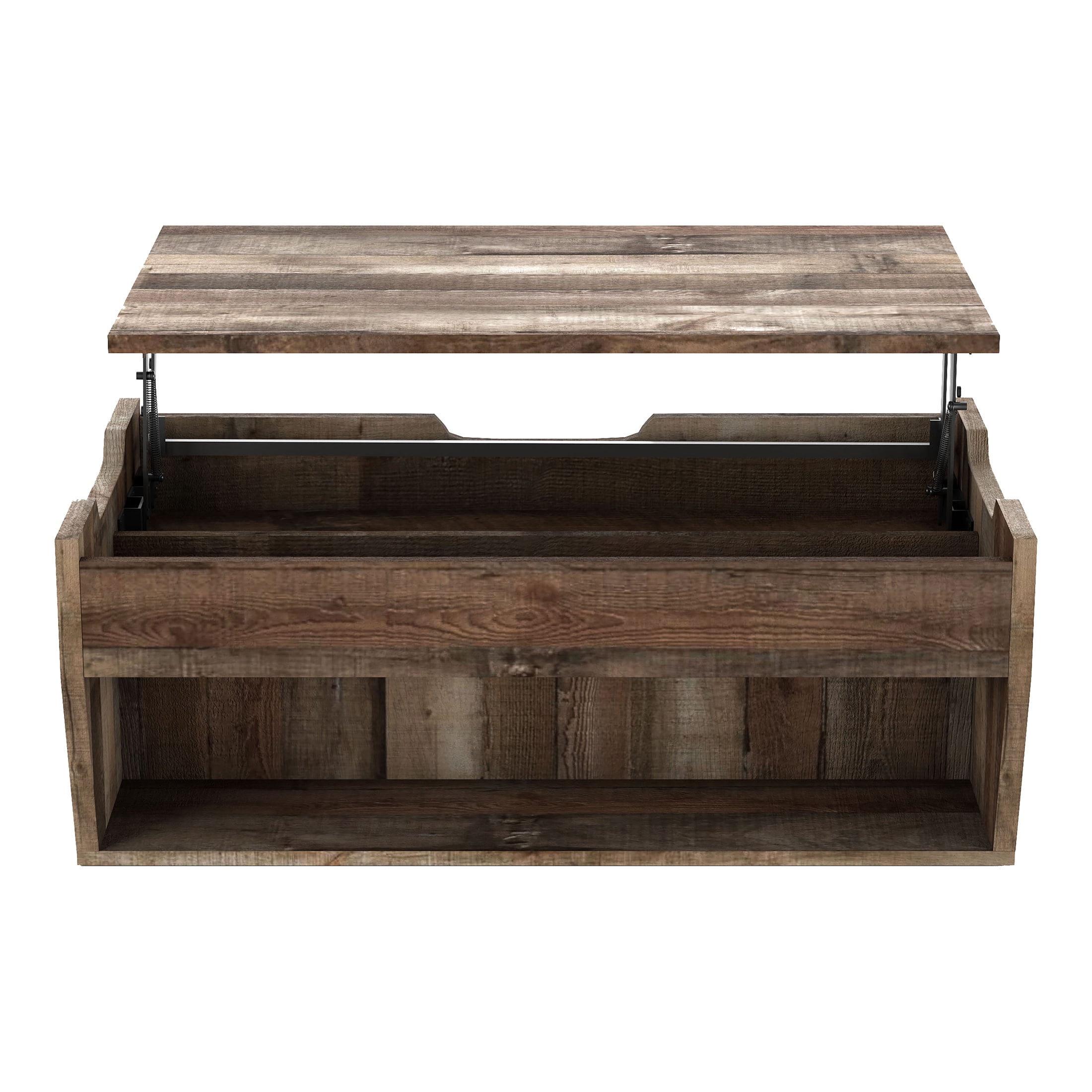 Furniture of America Chet Lift-Top Coffee Table, Brown Barn