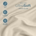 thumbnail image 4 of (2 pack) Bare Home Fitted Sheet - 24" Extra Deep Pocket - Premium 1800 Collection - Queen, Sand, 4 of 8