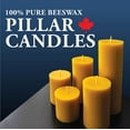 thumbnail image 2 of Beeswax Handcrafted Pillar Candle (Small), 2 of 7