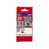 Brother P-Touch TZe Extra-Strength Adhesive Laminated Labeling Tape, 3/8"w, Black on Clear