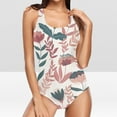 thumbnail image 4 of cocolona Women's Plus Size Vintage Floral One Piece Swimsuits Tummy Control Bathing Suits Swimwear on Clearance, 4 of 5