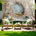 thumbnail image 4 of TIMIFIS Polyester Fiber Background Cl Oth, Spring Wreath Fence Easter Photo Material Photography Background Cloth Home Decor, 4 of 6