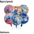 thumbnail image 5 of Decoración de fiesta de cumpleaños de Disney Lilo & Stitch, vajilla desechable, plato, servilleta, globo, mantel para niños, suministros para baby shower, 5 of 5