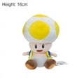 thumbnail image 1 of 70 Styles Mario Stuffed Plush Toys Yellow Star Fire Flower Princess Peach Toad Goomba Toadette Koopa Classic Game Plush Dolls 30 Yellow Toad, 1 of 6