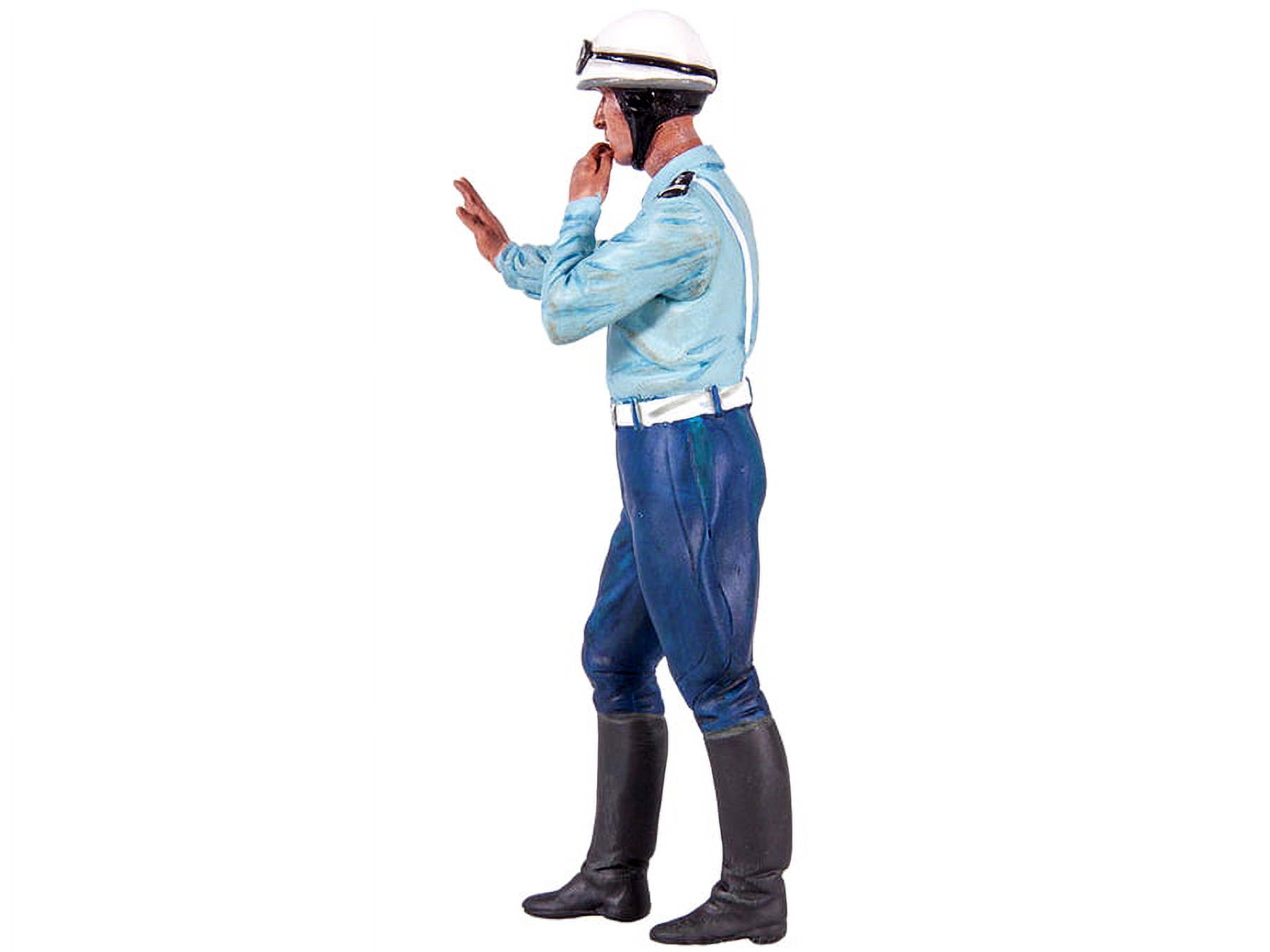 1975-1980 Paul French Police Motorcycle Officer Figurine for 1/18 Scale Models by Le Mans Miniatures