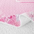thumbnail image 5 of Erosebridal Pink Girly Bowtie Twin Quilt Set For Kids,3D Letter M Personalized Initial Twin Coverlet Set,2 Pieces, 5 of 7