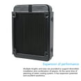thumbnail image 6 of Water Cooling Computer Radiator 18 Pipe Aluminum Heat Exchanger Liquid Cooling, 6 of 12
