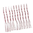 thumbnail image 3 of Juego de 10 piezas de tzitzit judíos , hilo del Mesías, chal de oración versátil, accesorios para suéteres, manualidades, pantalones y Rojo Blanco, 3 of 8