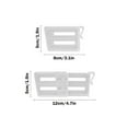 thumbnail image 3 of Refrigerator Side Door Basket Divider Retractable Adjustable Storage Organizer for Beverage Bottles and Small Items, 3 of 8