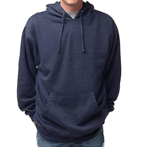 navy heather hoodie