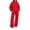 Red, variant on JOANKDMI 2 Piece Women Sweatsuits Long Sleeve Pullover Hoodie and High Waisted Wide Leg Pants Matching Lounge Sets Cozy Fall Trendy Outfits Casual Activewear Tracksuits