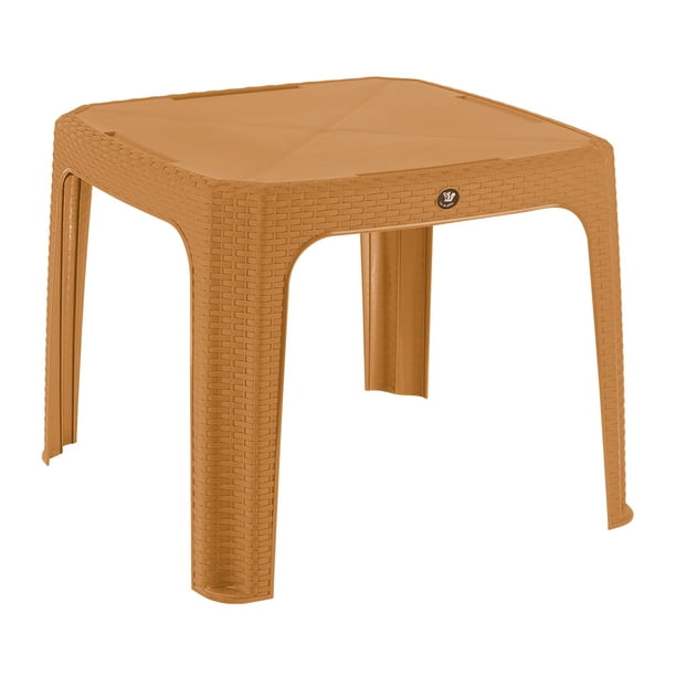 Mesa Rattan Nube Infantil - Naranja Atardecer