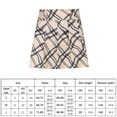 thumbnail image 3 of Falda plisada falda estampada cuadros negra L, 3 of 8