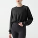 thumbnail image 1 of Ailaofu Women's Crewneck Cropped Pullover Sweatshirt Basic Long Sleeves Athletic Tops, 1 of 3
