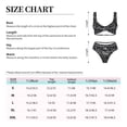 thumbnail image 6 of Honeii Numbers Print Women’s Bikini Set,Two Piece Swimsuit Bathing Suits,Stylish High Elasticity Swimwear for Beach and Pool, 6 of 7