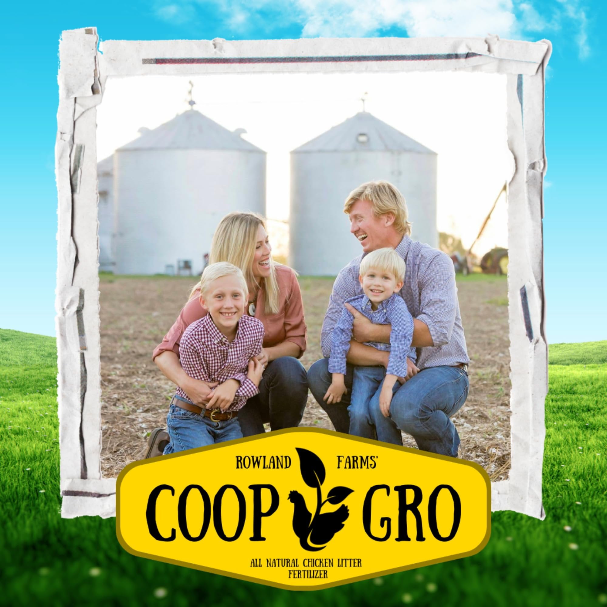Coop Gro Organic Chicken Manure Fertilizer - All-Natural Plant Food - 25 lb Bag — Outdoor & Indoor Plant Use, Easy Application