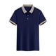 thumbnail image 2 of pstuiky Camisas casuales de manga corta para hombre, Camisa informal de verano con solapa y botones de color liso para hombre ropa de hombre xxl, 2 of 7