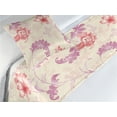 thumbnail image 3 of Spring Bed Runner Set, Repetitive Pattern of Abstract Flowers Leaves Floral Illustration, Decorative Bedding Scarf & a Pillow Sham for Hotels Homes, Twin, Pale Fuchsia and Dark Coral, by Ambesonne, 3 of 3