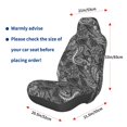 thumbnail image 3 of Wukai Snake Full Set Car Seat Covers with Soft Padding Universal Auto Front Seats Protector and Cushion Mat, 3 of 5