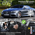 thumbnail image 5 of RockRose 50% VLT Air Nano Ceramic Car Window Tint - Ceramic Window Tint for Car and Building, Excellent Heat Rejection, No Haze, Easy to Shrink, 99% UV Rejection, and IRR 93%-95% - Size (60" X 100ft), 5 of 7