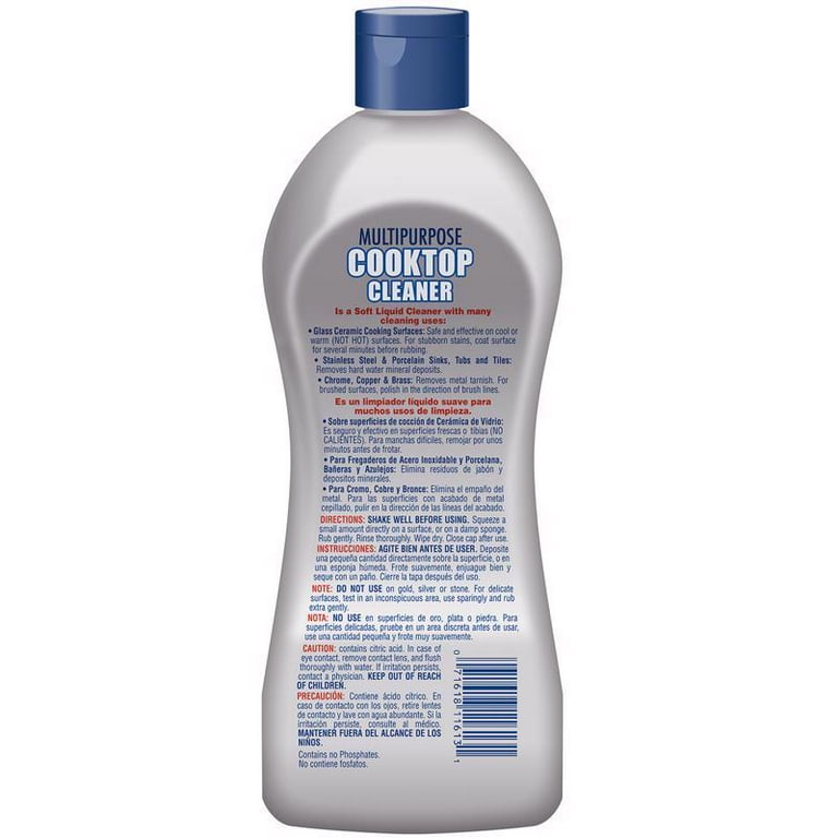Bar Keepers Friend Cooktop Cleaner 13 Ounce Walmart