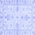 thumbnail image 1 of Ahgly Company Indoor Square Oriental Blue Traditional Area Rugs, 5' Square, 1 of 4