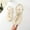 Gold, variant on dgysar Girls Gold Toe Post Sandals Size 21 Summer Beaded Bow Princess Flip Flops Soft Sole for Daily Beach Party Casual Wear Gold 36