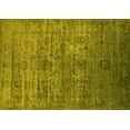 thumbnail image 1 of Ahgly Company Machine Washable Indoor Rectangle Oriental Yellow Traditional Area Rugs, 4' x 6', 1 of 4