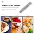thumbnail image 3 of ifundom 15Pc Seafood Tools Set Stainless Steel Nut Seafood Forks Needles Picks, 3 of 4