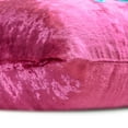 thumbnail image 2 of The HomeCentric Pillow Cover Pink Pillow Cover Pack of 2 18x18 inch (45x45 cm) Luxury Fuchsia Pink Pillow Cover Mirror Medallion Pillow Cover Velvet Throw Pillow Cover Couch - Circle Of Images, 2 of 3
