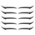 thumbnail image 2 of Eyeliner Sticker Reusable Eyeliner Stickers Reusable Eyeliner Sticke You Can Get 5pair/10pc Gray, 2 of 6