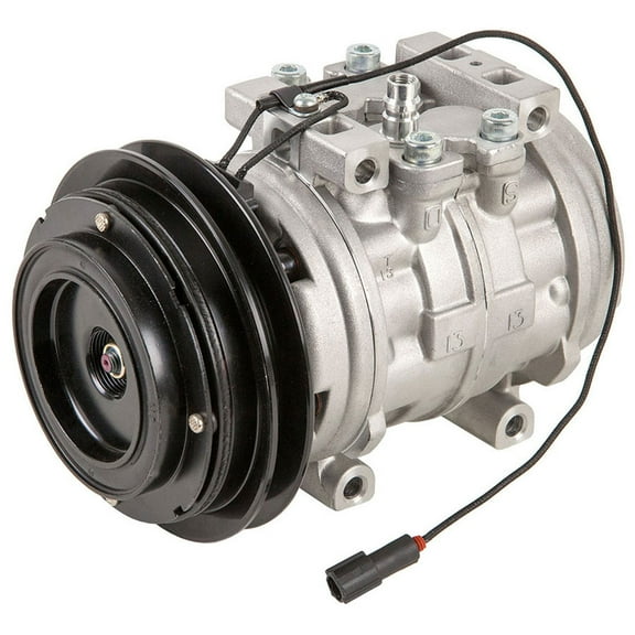 AC Compressor & A/C Clutch For Toyota Hilux Pickup Truck Corolla Dodge Colt Mitsu Mirage Replaces 10P13C - BuyAutoParts