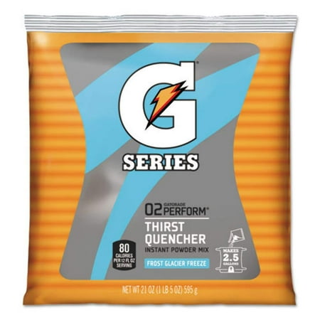 Pack of 2 - Gatorade 2.5 Gallon Powder Pouch, Frost Glacier Freeze (Single Pack)