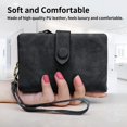 thumbnail image 5 of Women Wallet Rfid Blocking, Large Capacity Small Coin Purse Leather Chic Short Purse, 5 of 5
