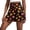 Saffron, variant on Domzest Women's Pleated Athletic Skirts High Waisted Tennis Skirt Bohemian Floral Print designs for Golf Running Workout Green L