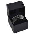 thumbnail image 3 of Tungsten Ring Mens Wedding Band Black Gamer Graduation Fashion Men Jewelry Birthday Gift for Wife, 3 of 7