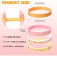 thumbnail image 2 of OOINQQ 24pcs Groovy Retro Hippie Silicone Wristbands Daisy Flower Peace and Love Rubber Bracelets Daisy Party Favors themed Birthday Party Decoration Supplies, 2 of 4