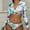 White, variant on Jacenvly 2024 Plus Size Bikini Swimsuits for Women Breathable Fashion Women Printed Bikini Push-Up Padded Swimwear Swimsuit Beachwear Set Multicolor New Style Summer Beach Dresses Pink