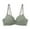 Green, variant on Women's Seamless Unpadded Backless Strap Push Up See Through Bra Sports Bra Running, Size 36/80