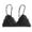 Black, variant on Bras for Women,Strapless Bra with Removable Triangle Cups and Comfortable Lace Design for Support,Sports Bras for Women,White,M
