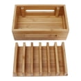 thumbnail image 1 of Tablet Organizer, Storage Bracket Bamboo Desktop Multifunction  For Office, 1 of 8