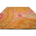thumbnail image 3 of Hand-tufted Wool Orange Transitional Floral Paisley Rug, 3 of 3